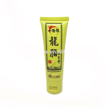 Hecho en China 60 ml tubo de plástico medicinal con tapa superior plegable